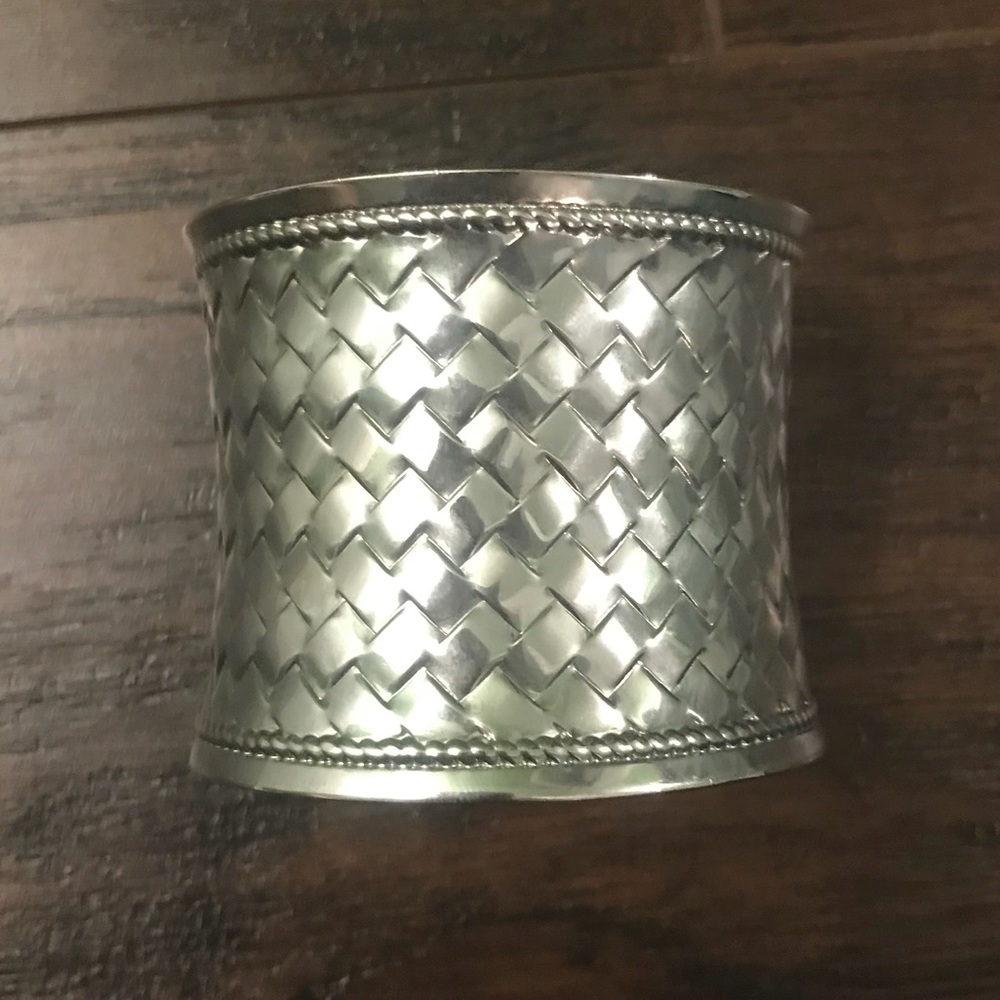Silver chunky bracelet